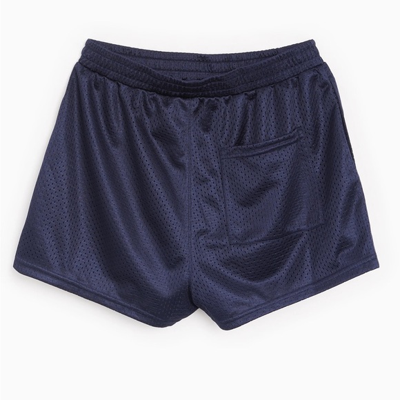 SPORTY & RICH Navy Prince Edition Shorts - Picture 3 of 6